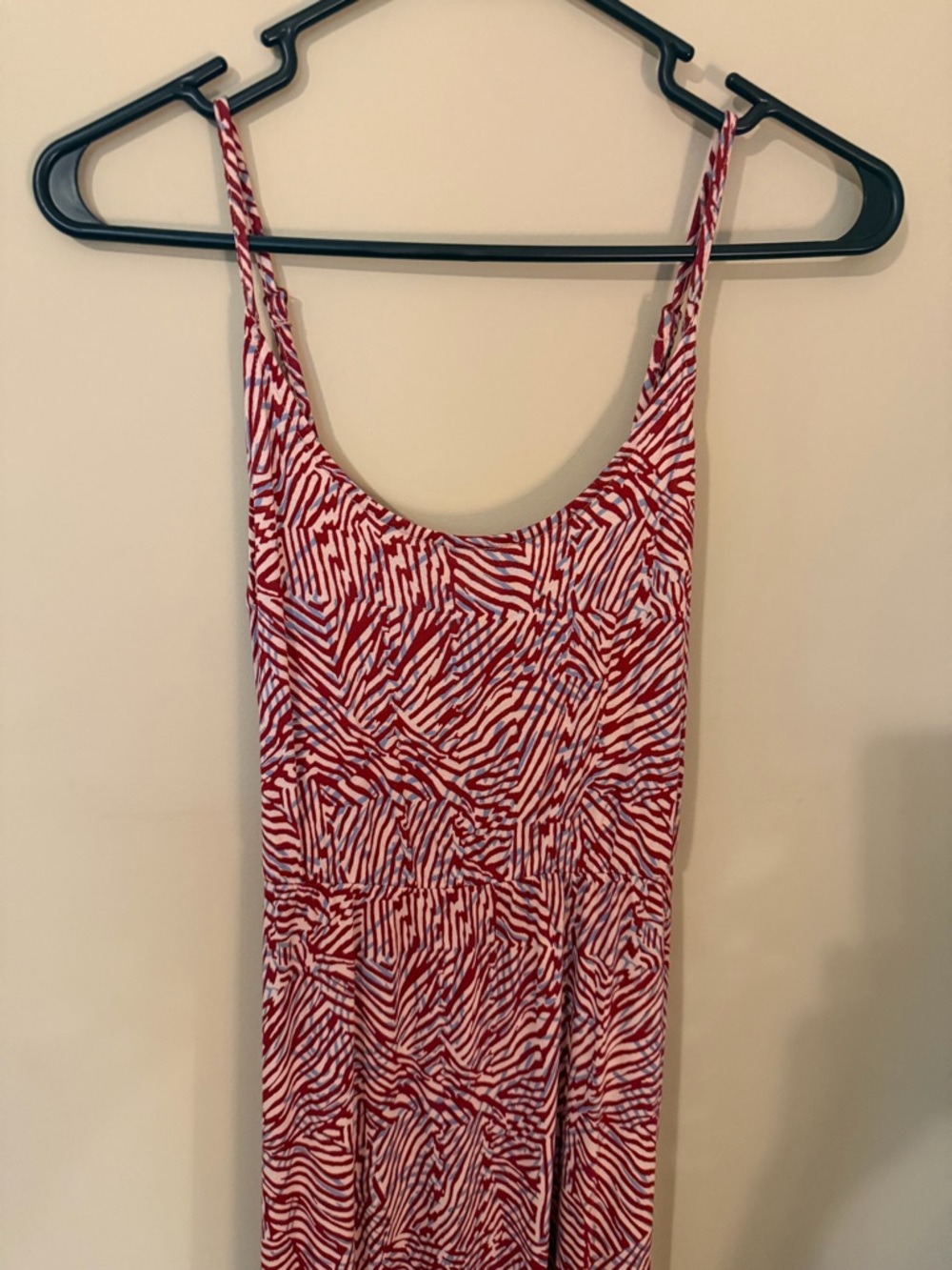 LASCANA Sleeveless Red Patterned Maxi Dress - Picture 5 of 6